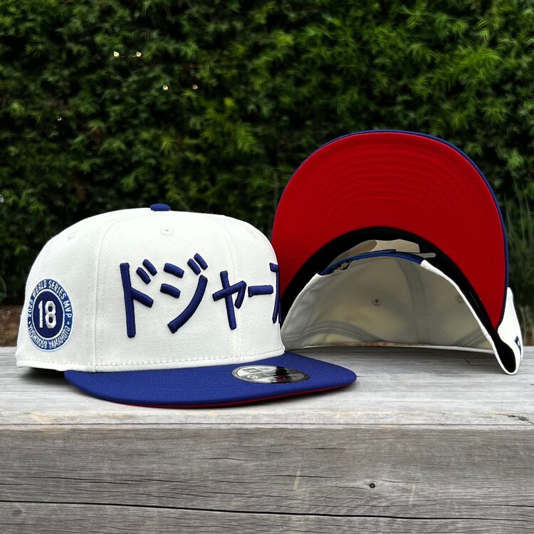 New Era LA Ivory/Royal Kanji Yamamoto MVP 2025 WS Champs 950 Snapback