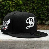 New Era LA City Connect Black Metallic Silver Japanese 2025 WS Champs 950 Snapback