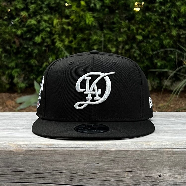 New Era LA City Connect Black Metallic Silver Japanese 2025 WS Champs 950 Snapback