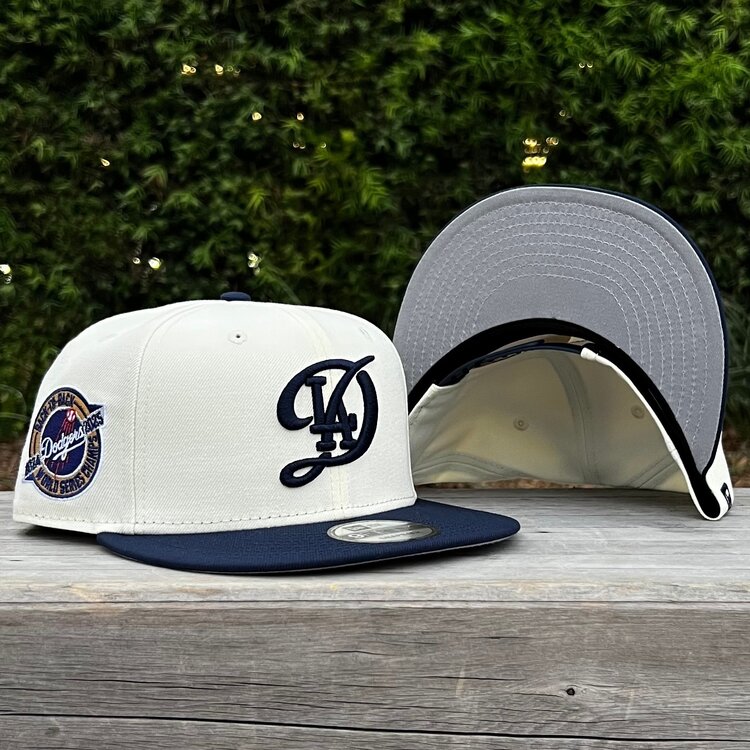 New Era LA City Connect Ivory/Navy 2025 World Series Champions Circle 950 Snapback