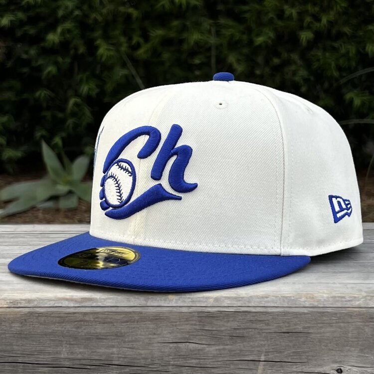 New Era Charros de Jalisco Ivory/Royal Side Script