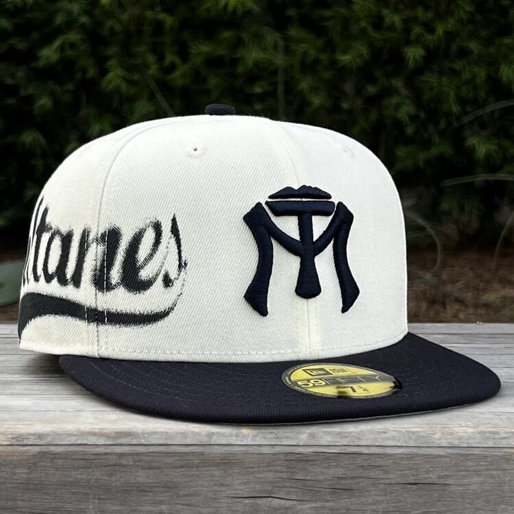 New Era Sultanes de Monterrey Ivory/Navy Side Script