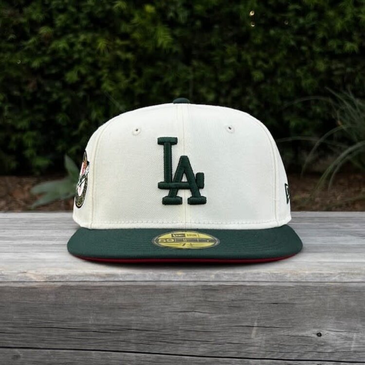 New Era LA Ivory/Dark Green Back to Back WS Champs Circle