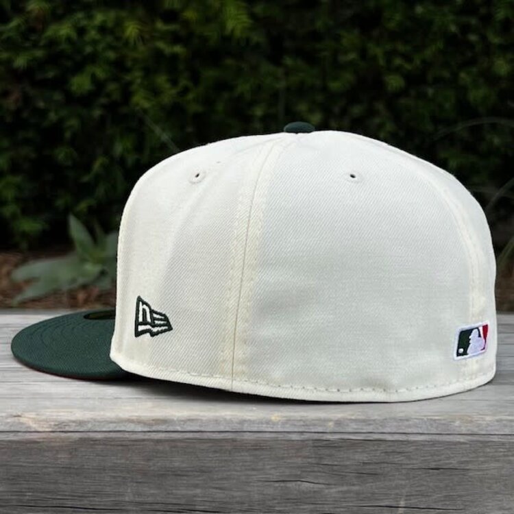 New Era LA Ivory/Dark Green Back to Back WS Champs Circle