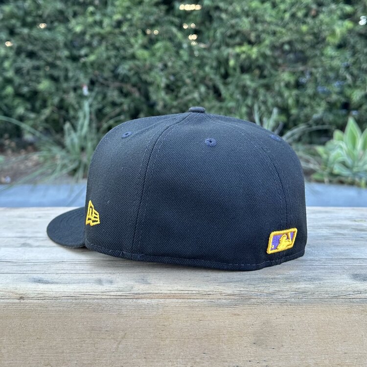 New Era LA Dodgers Wordmark Black Purple-Gold