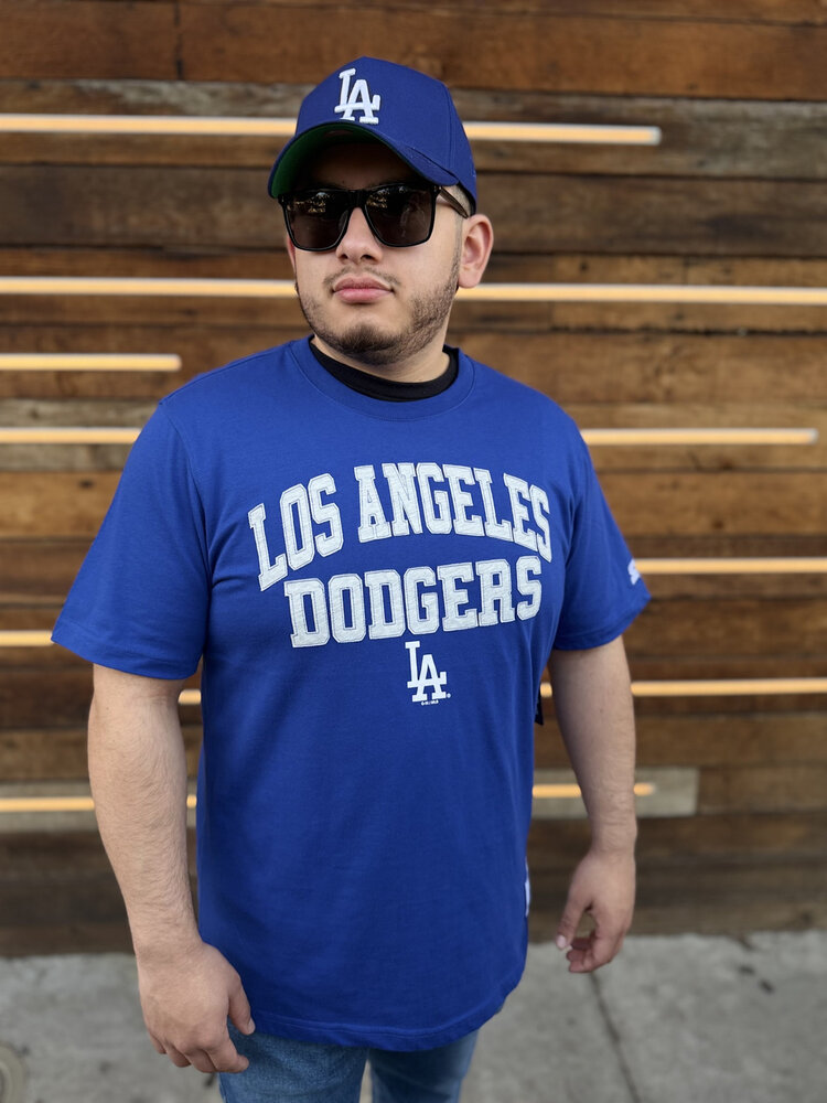 Starter LA Dodgers Men's Starter Cornerback Royal Short Sleeve Tee