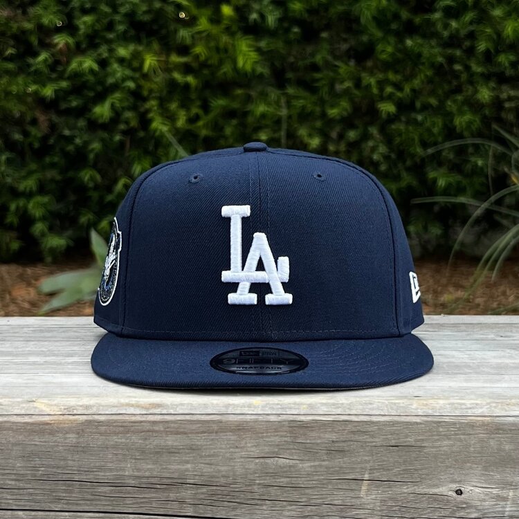 New Era LA Navy White Back to Back World Series Champs Circle 950 Snapback