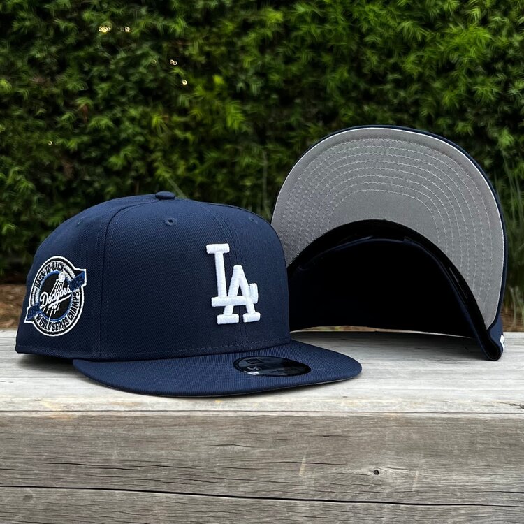 New Era LA Navy White Back to Back World Series Champs Circle 950 Snapback