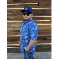 Reyn Spooner LA Dodgers Reyn Spooner Kekai Royal Shooting Ball Button-Down