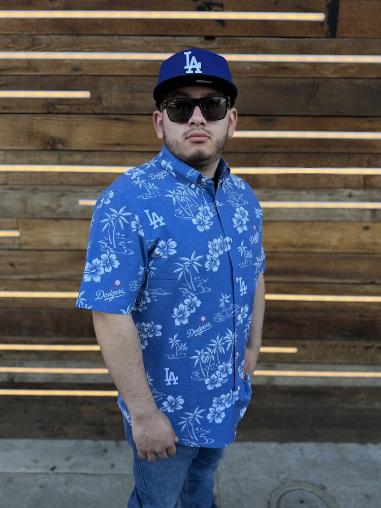 Reyn Spooner LA Dodgers Reyn Spooner Kekai Royal Shooting Ball Button-Down
