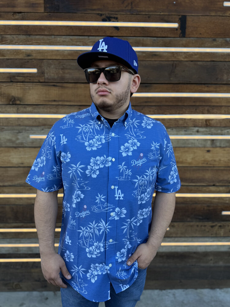 Reyn Spooner LA Dodgers Reyn Spooner Kekai Royal Shooting Ball Button-Down