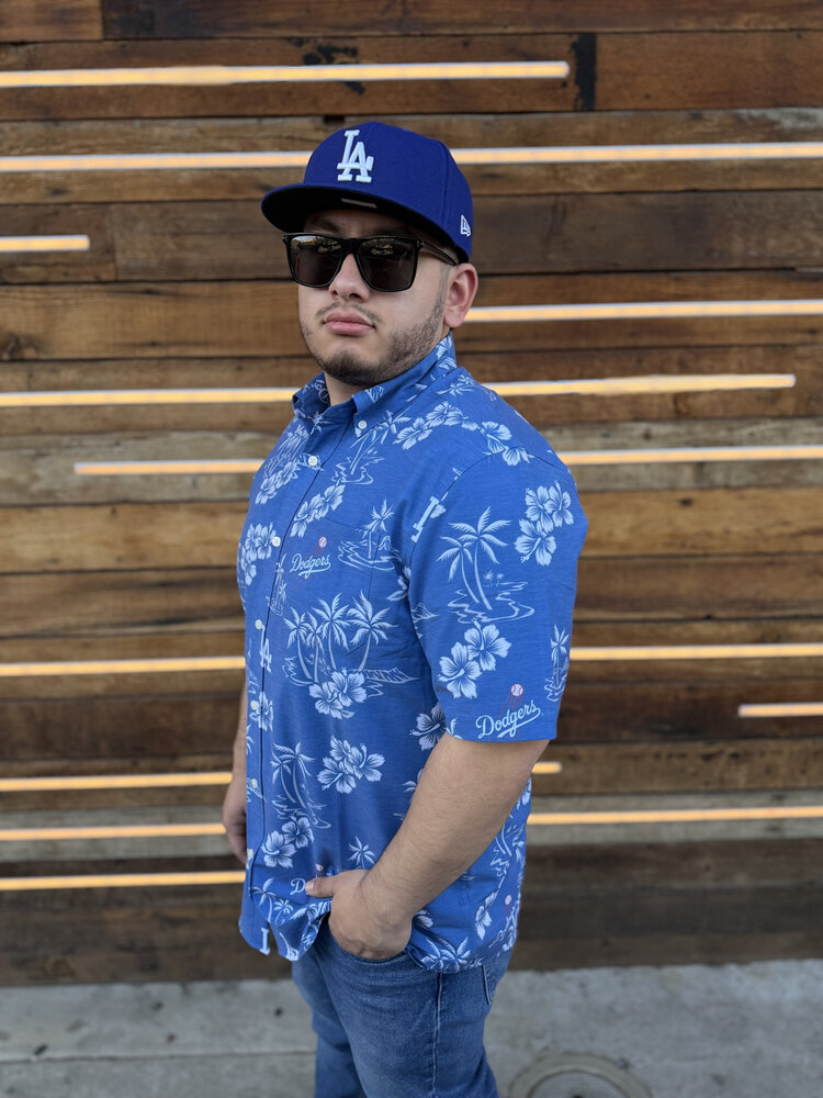Reyn Spooner LA Dodgers Reyn Spooner Kekai Royal Shooting Ball Button-Down