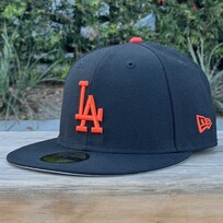 New Era LA Dodgers Black Orange Gray UV