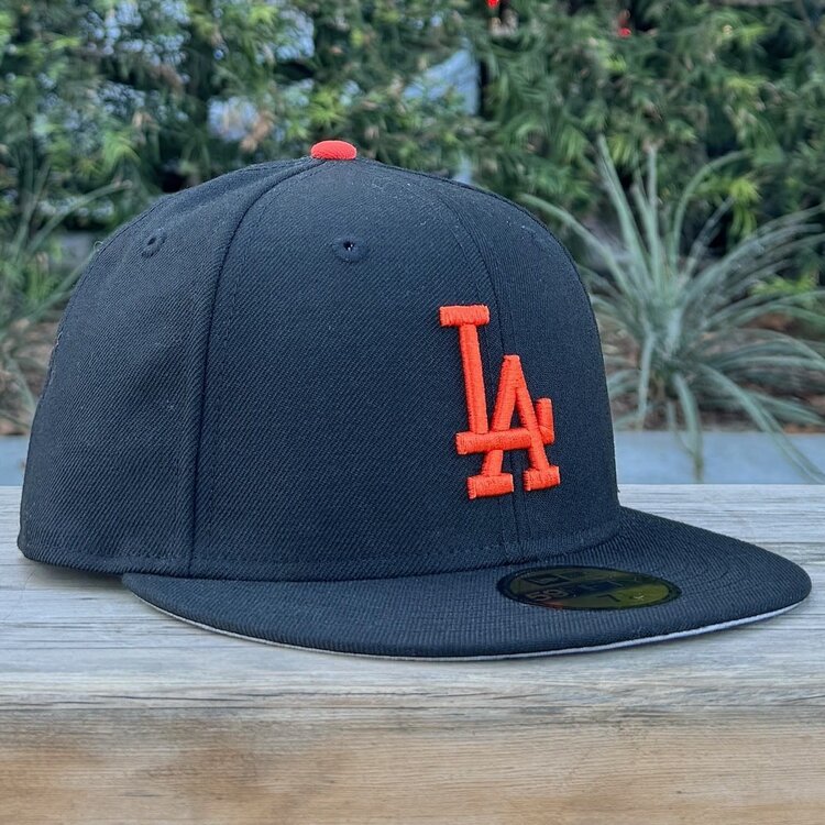 New Era LA Dodgers Black Orange Gray UV