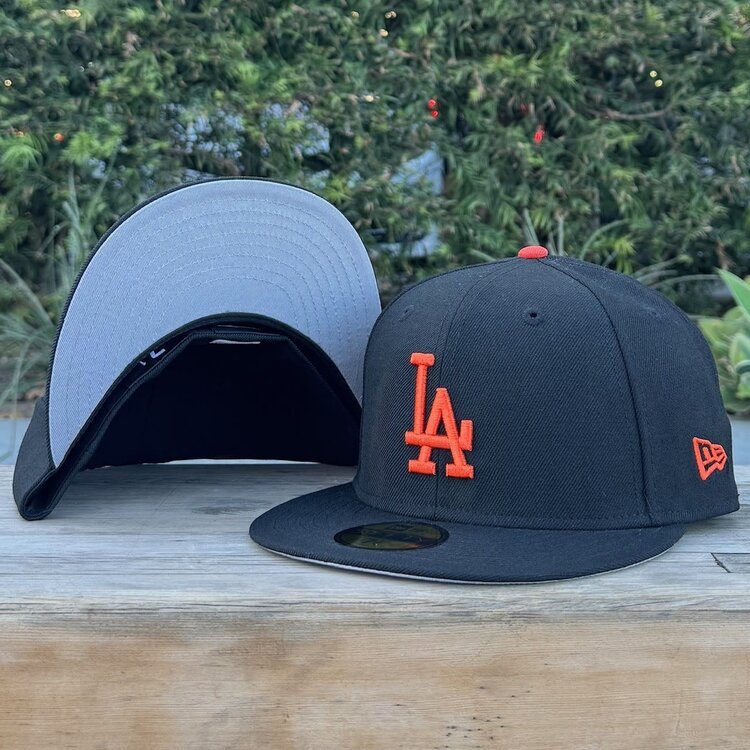 New Era LA Dodgers Black Orange Gray UV