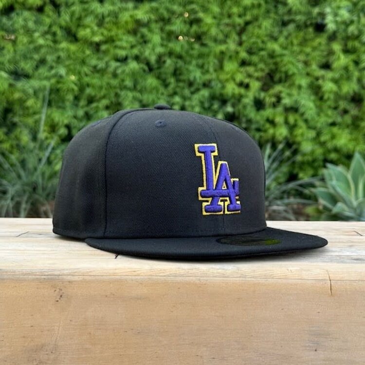 New Era LA Dodgers Black Purple-Gold