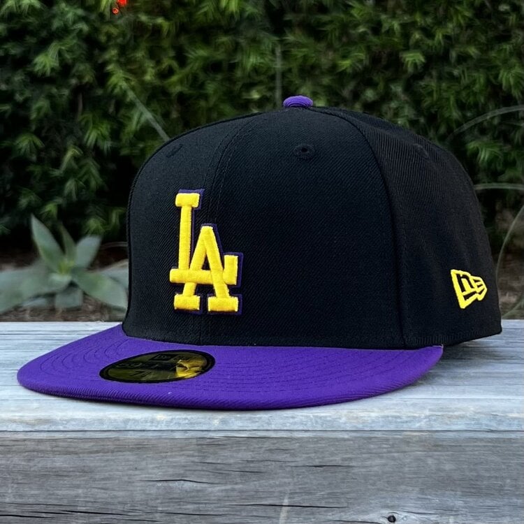 New Era LA Dodgers Black/Purple Gold