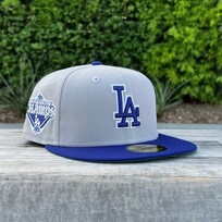 New Era LA Gray/Royal Back to Back World Series Champs Diamond
