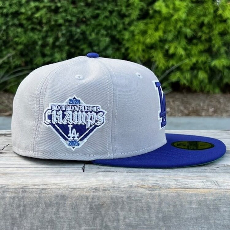 New Era LA Gray/Royal Back to Back World Series Champs Diamond