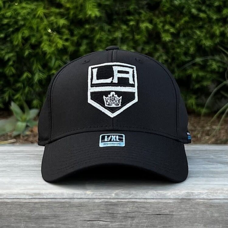 Reebok NHL Los Angeles Kings P Reebok Structured Flex Shield Logo Black