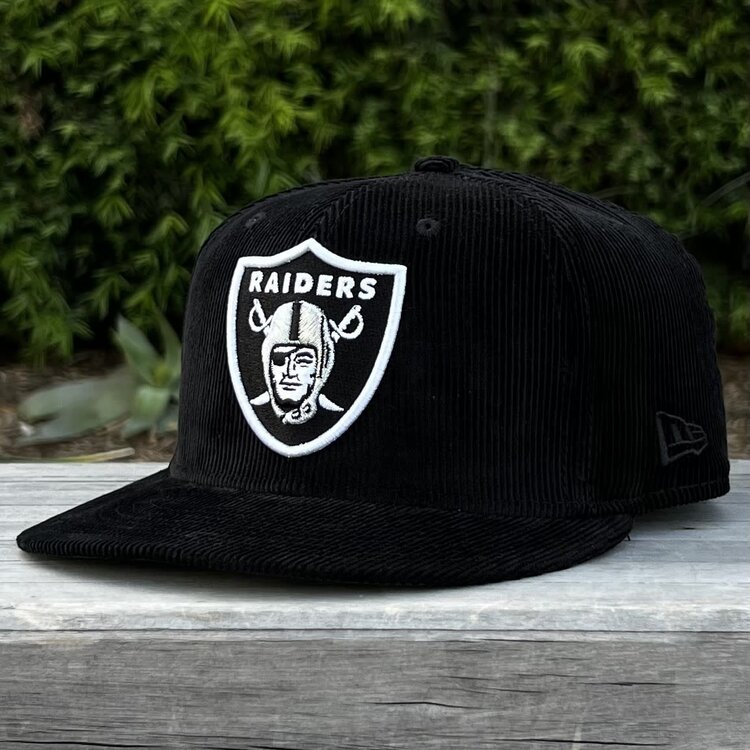 New Era Raiders Shield Black Corduroy 950