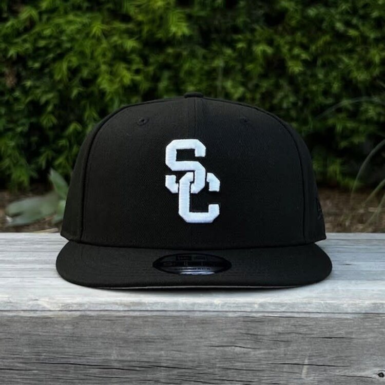 New Era USC Trojans SC Interlock Black White 950 Snapback