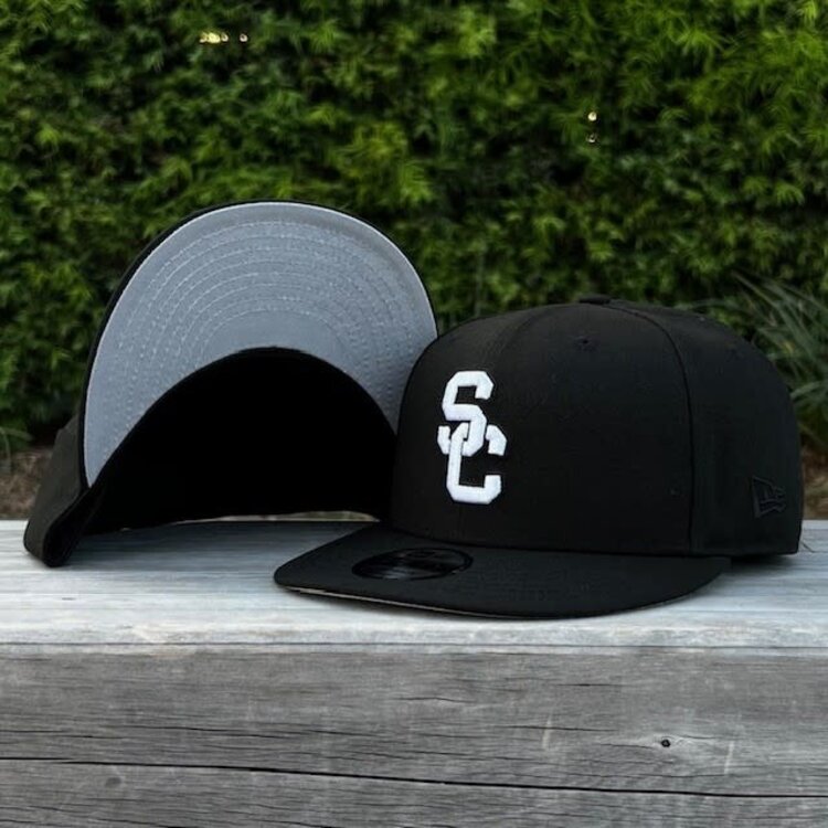 New Era USC Trojans SC Interlock Black White 950 Snapback
