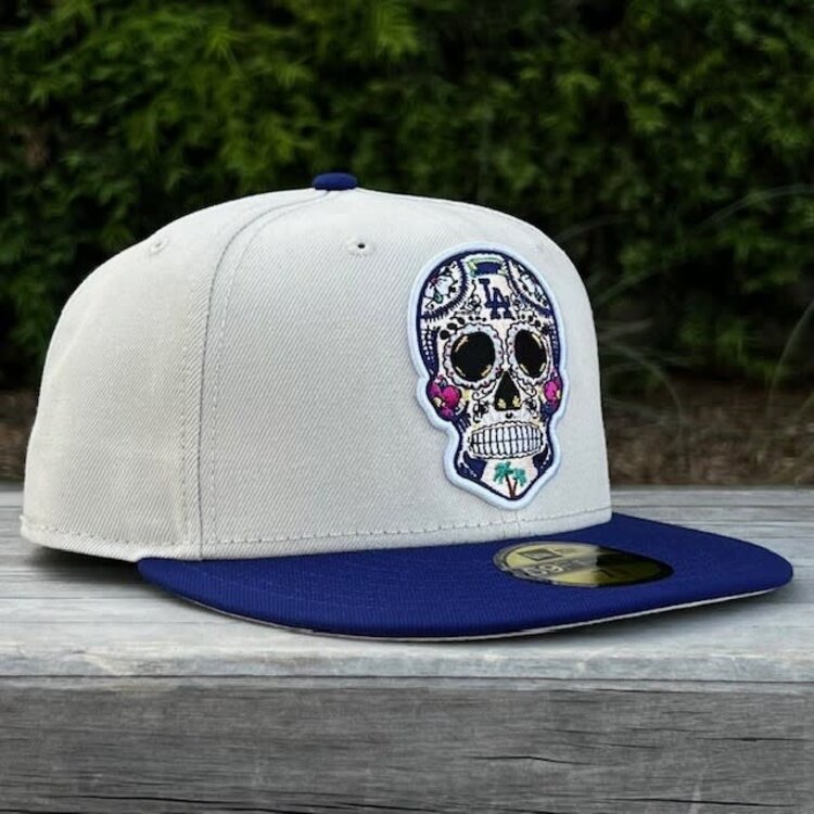 New Era LA Dodgers Stone/Royal Sugar Skull