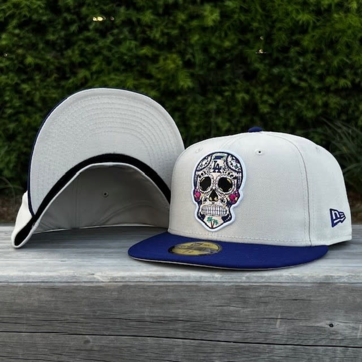 Casquette New Era 59Fifty Los Angeles Dodgers Royal Sucre Skull - Taille Fitted, Neuve Avec étiquettes