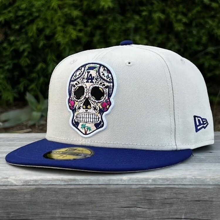 New Era LA Dodgers Stone/Royal Sugar Skull