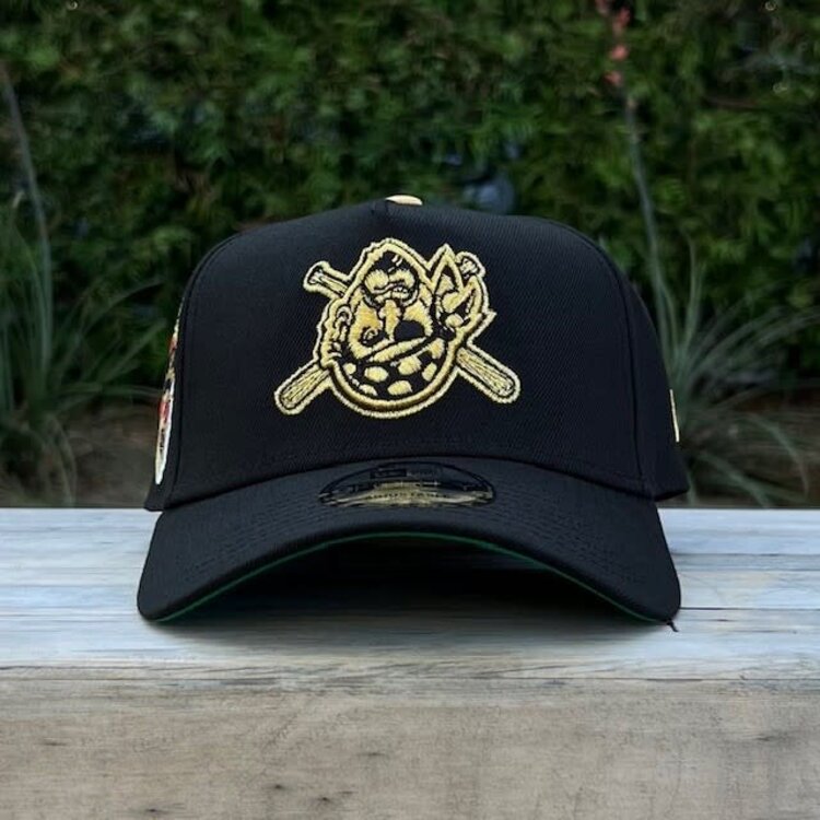 New Era Pirates Upside Down Face Black Metallic Gold 1959 ASG 940 A-Frame