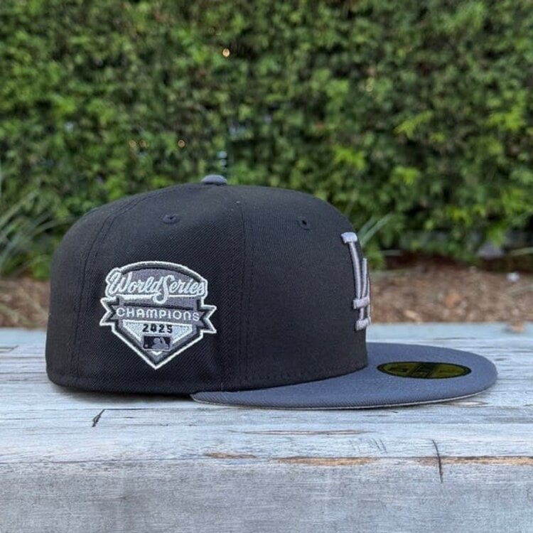 New Era LA Black/Graphite Metallic 2025 World Series Champs