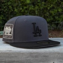 New Era LA Graphite/Black Metallic Back to Back WS Champs Rings