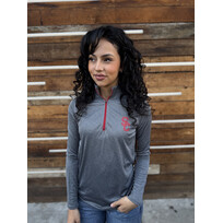NCAA USC Trojans W Rockland 1/2 Zip Charcoal