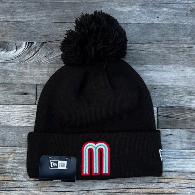 New Era Mexico New Era WBC Black Pom Knit