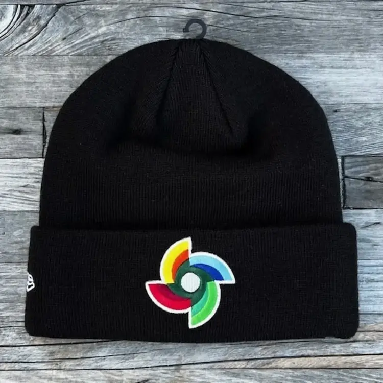 New Era Mexico New Era WBC Black Cuffed Knit