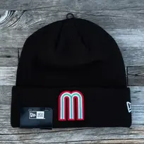 New Era Mexico New Era WBC Black Cuffed Knit