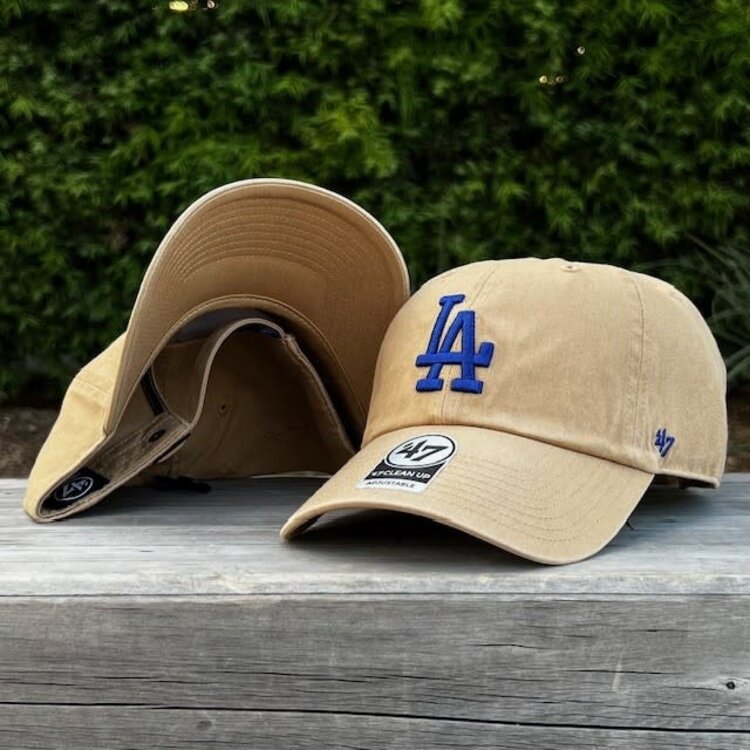 47 Brand LA Dodgers 47 Clean Up Khaki Blue