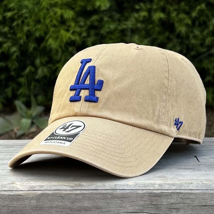 47 Brand LA Dodgers 47 Clean Up Khaki Blue