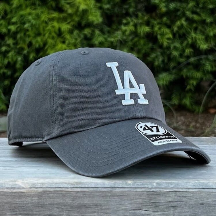 47 Brand LA Dodgers 47 Clean Up Charcoal White