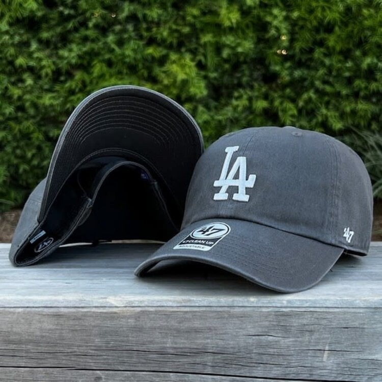 47 Brand LA Dodgers 47 Clean Up Charcoal White