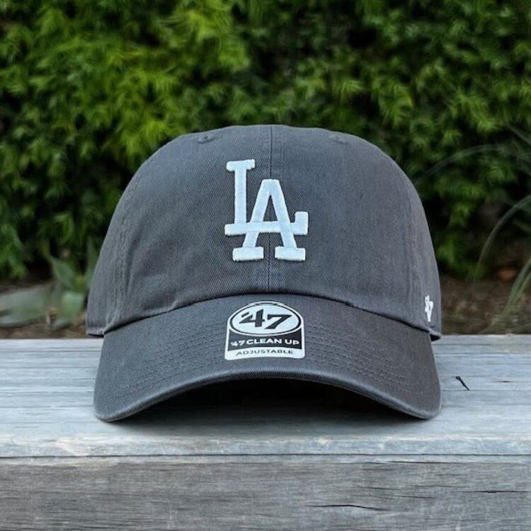 47 Brand LA Dodgers 47 Clean Up Charcoal White
