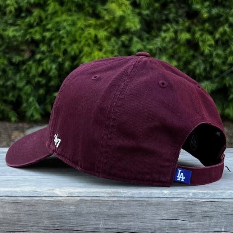 47 Brand LA Dodgers 47 Clean Up Maroon