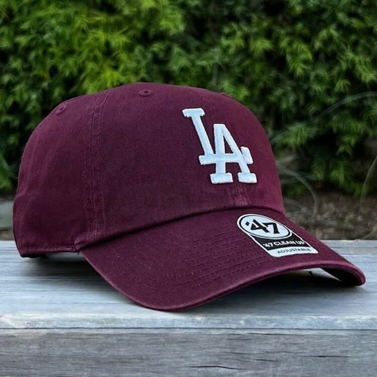 47 Brand LA Dodgers 47 Clean Up Maroon