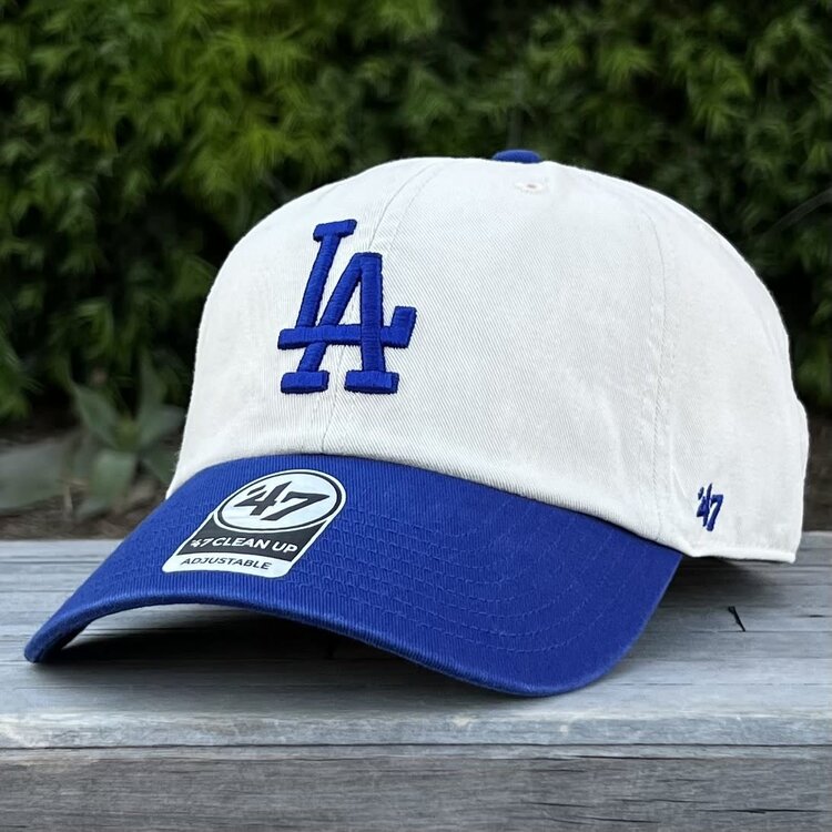 47 Brand LA Dodgers 47 Clean Up Two Tone Natural/Royal