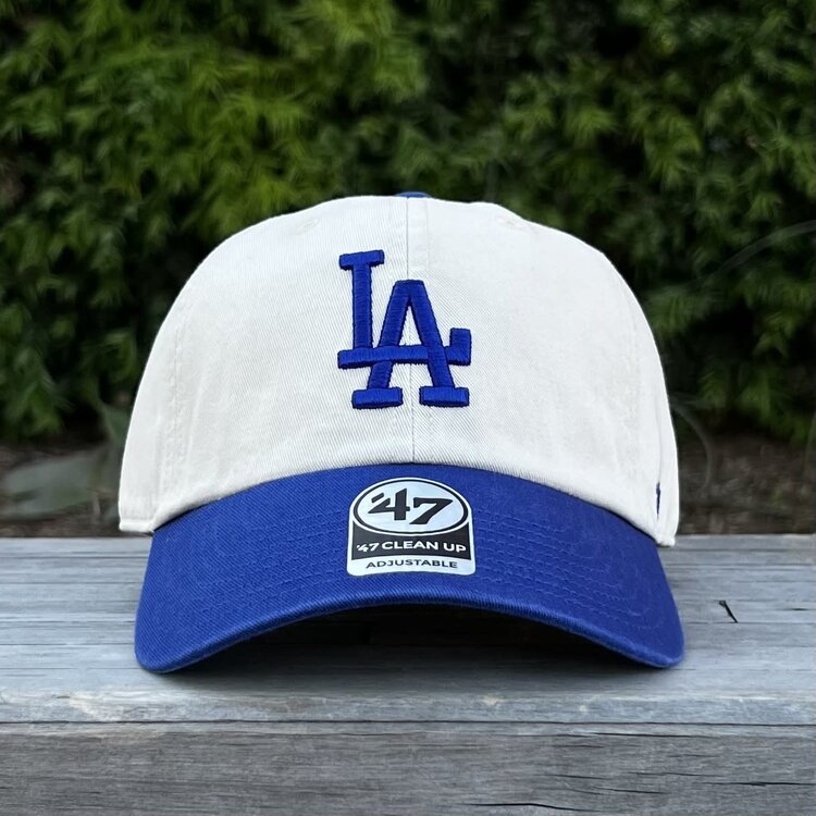 47 Brand LA Dodgers 47 Clean Up Two Tone Natural/Royal