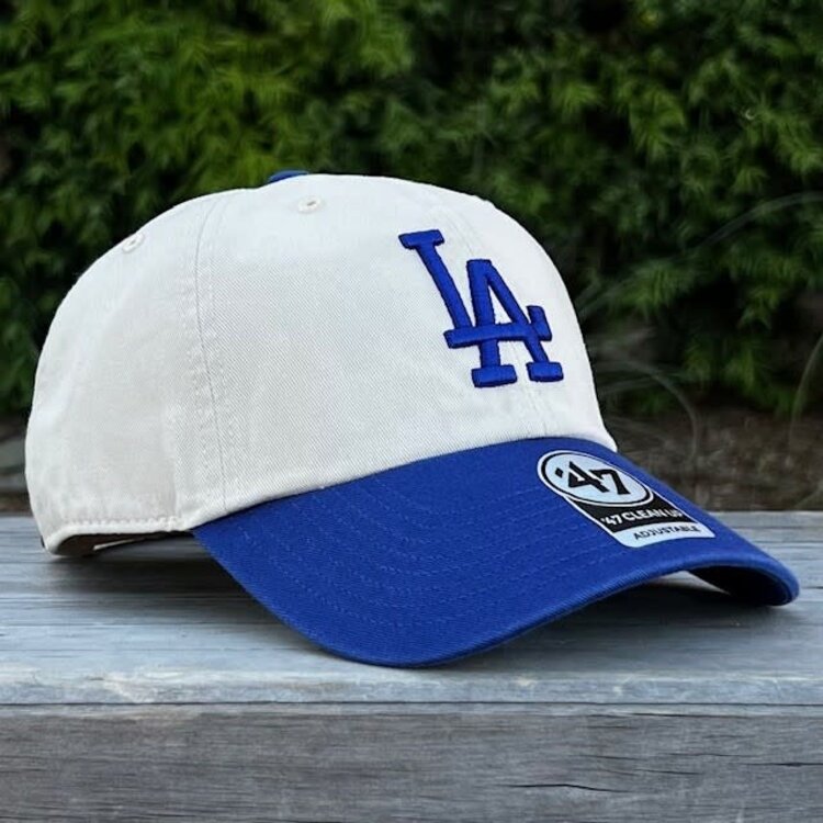 47 Brand LA Dodgers 47 Clean Up Two Tone Natural/Royal