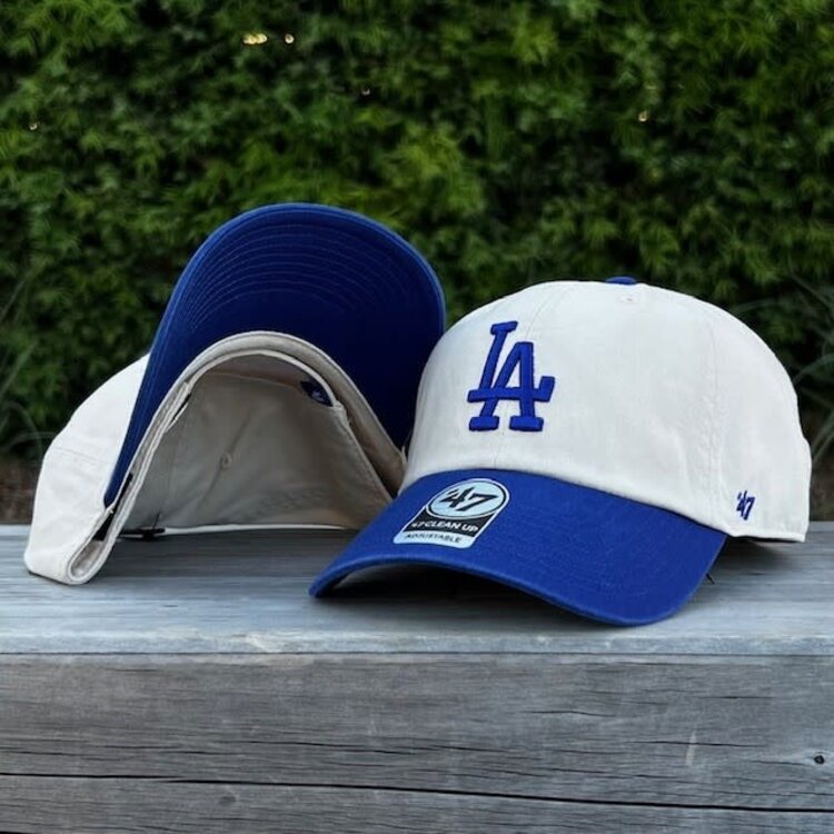 47 Brand LA Dodgers 47 Clean Up Two Tone Natural/Royal