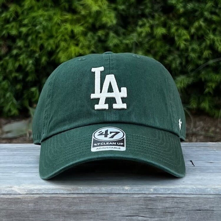 47 Brand LA Dodgers 47 Clean Up Dark Green