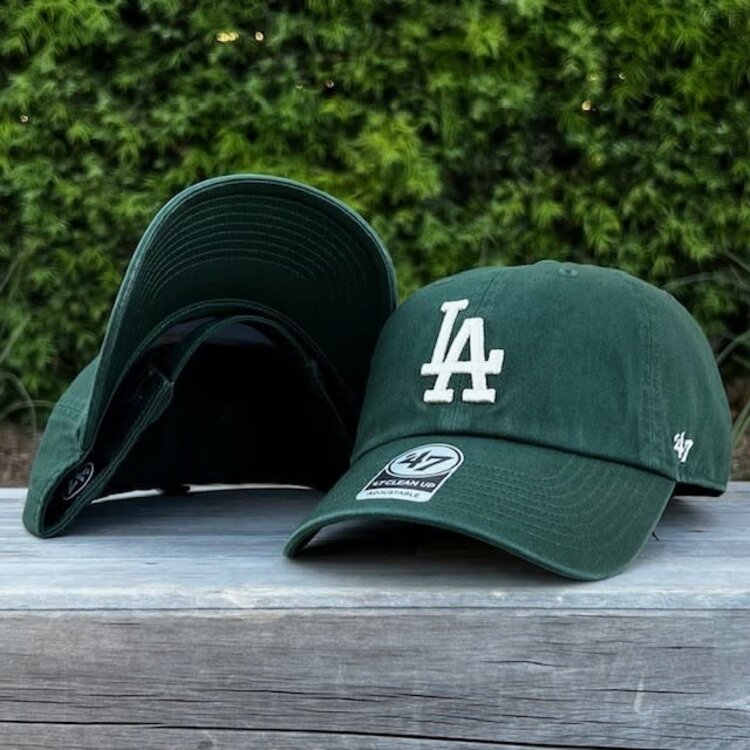 47 Brand LA Dodgers 47 Clean Up Dark Green